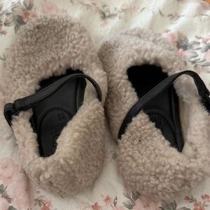 Zara Baby Walker Shoes in Cream and Black